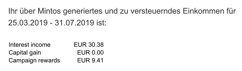 Antwort-Mail Mintos